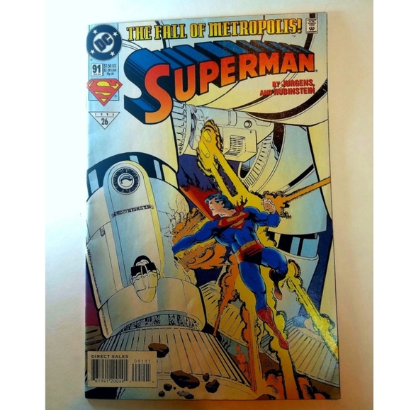 1994 DC Comics, Superman, The Fall of Metropolis - Picture 1 of 4